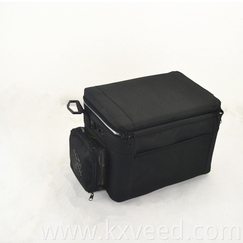 5L black picnic fridge bag car cooler warmer box
